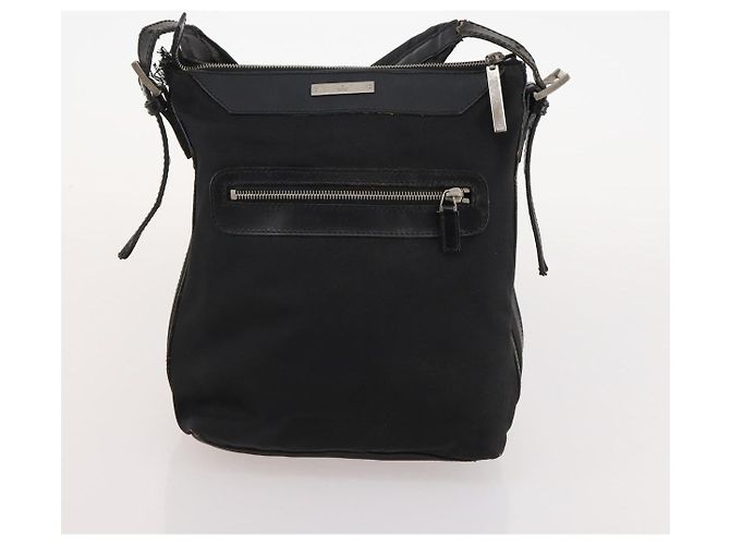 Borsa a Spalla GG Canvas Gucci Nylon 3 Pezzi Beige Nero Auth ti3900 - vista 16