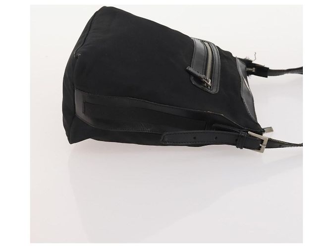 Borsa a Spalla GG Canvas Gucci Nylon 3 Pezzi Beige Nero Auth ti3900 - vista 18