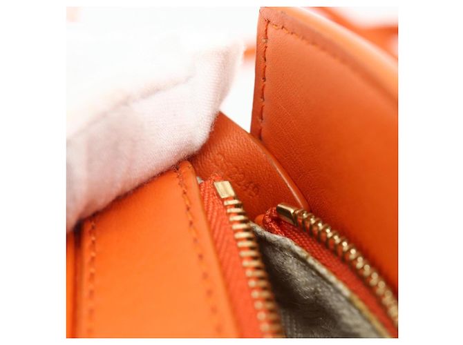 LOEWE - Mini borsa in pelle Ghibli Howl's Calcifer Puzzle 2way Arancione Auth 167270SM D'oro - vista 11