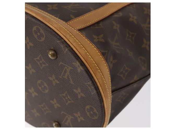 LOUIS VUITTON Borsa a Spalla Monogram Bucket GM M42236 LV Auth EC995 Monogramma - vista 16