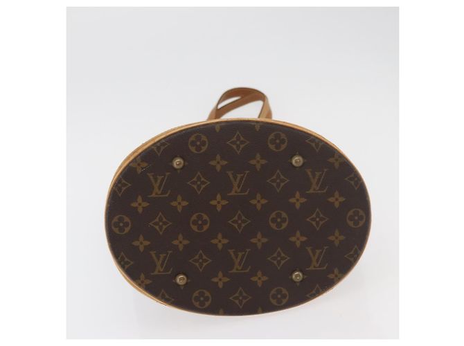 LOUIS VUITTON Borsa a Spalla Monogram Bucket GM M42236 LV Auth EC995 Monogramma - vista 5