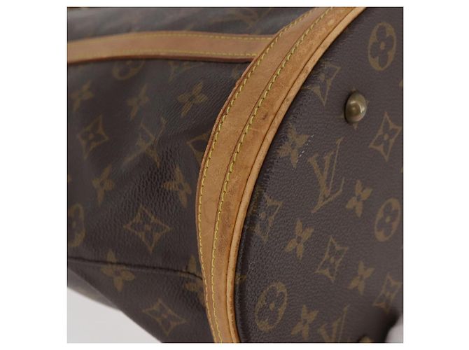 LOUIS VUITTON Borsa a Spalla Monogram Bucket GM M42236 LV Auth EC995 Monogramma - vista 9