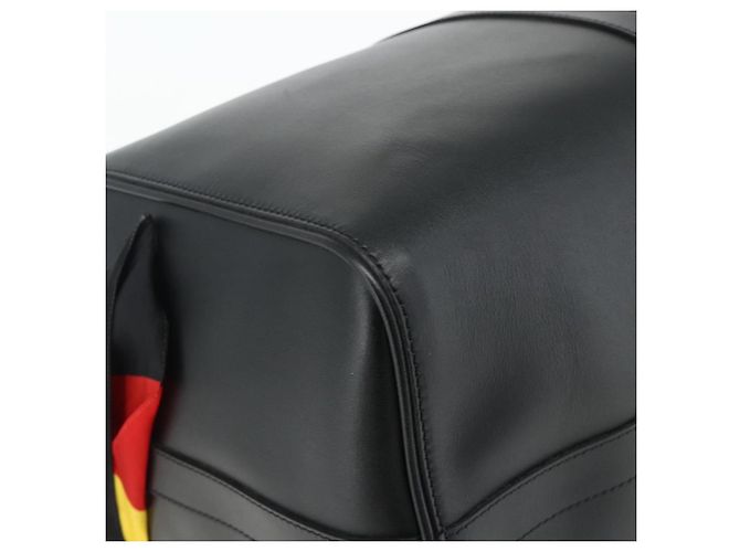 LOUIS VUITTON Borsa Keepall Bandoulière 50 in Pelle Nera M55268 Auth 167262SM Nero - vista 20