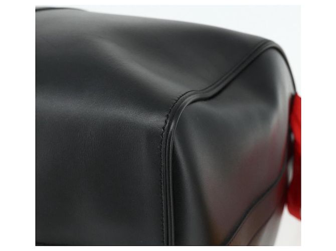 LOUIS VUITTON Borsa Keepall Bandoulière 50 in Pelle Nera M55268 Auth 167262SM Nero - vista 21