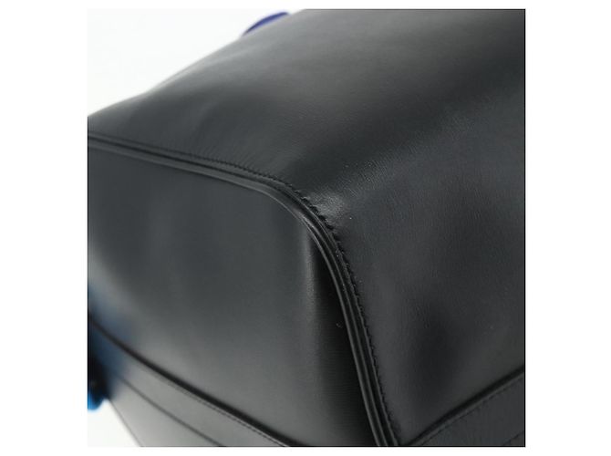 LOUIS VUITTON Borsa Keepall Bandoulière 50 in Pelle Nera M55268 Auth 167262SM Nero - vista 22