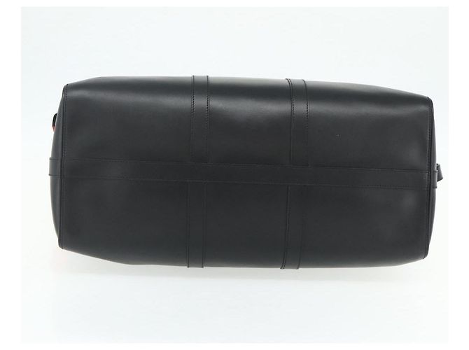LOUIS VUITTON Borsa Keepall Bandoulière 50 in Pelle Nera M55268 Auth 167262SM Nero - vista 5