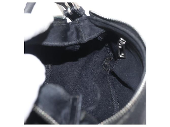 FENDI Handtasche aus Nylon Schwarz Silber Authentisch 177926 - Ansicht 19