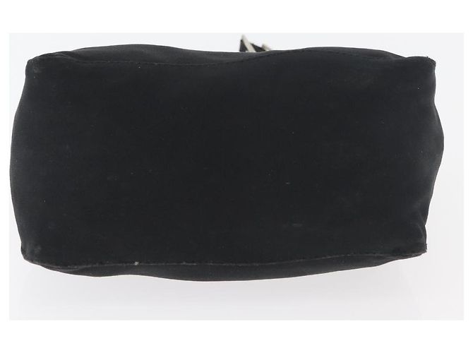 FENDI Handtasche aus Nylon Schwarz Silber Authentisch 177926 - Ansicht 5
