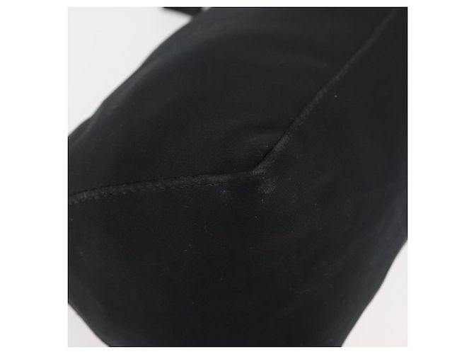 FENDI Handtasche aus Nylon Schwarz Silber Authentisch 177926 - Ansicht 9