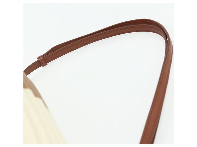 LOEWE - Bolsa Hin de couro bege do Castelo Móvel de Studio Ghibli Auth 167271SM Dourado - vista 14