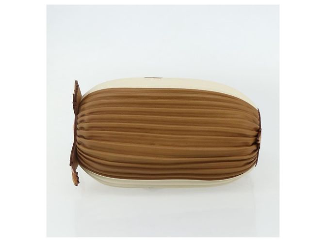 LOEWE - Bolsa Hin de couro bege do Castelo Móvel de Studio Ghibli Auth 167271SM Dourado - vista 5