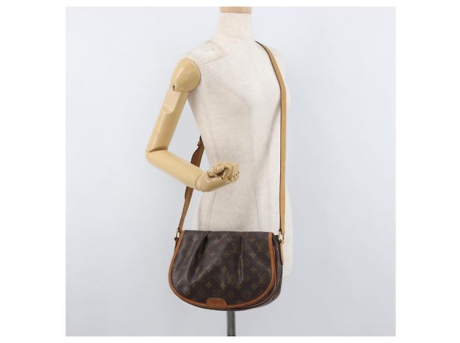 LOUIS VUITTON Borsa a Spalla Monogram Menilmontant PM M40474 LV Auth bs34570 Monogramma - vista 24