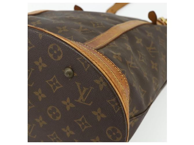 LOUIS VUITTON Borsa a Spalla Monogram Bucket GM M42236 LV Auth 177783 Monogramma - vista 14