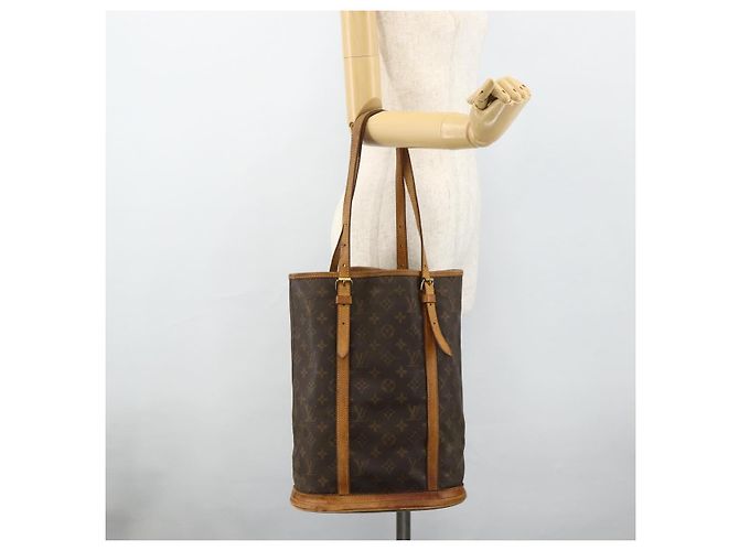 LOUIS VUITTON Borsa a Spalla Monogram Bucket GM M42236 LV Auth 177783 Monogramma - vista 22
