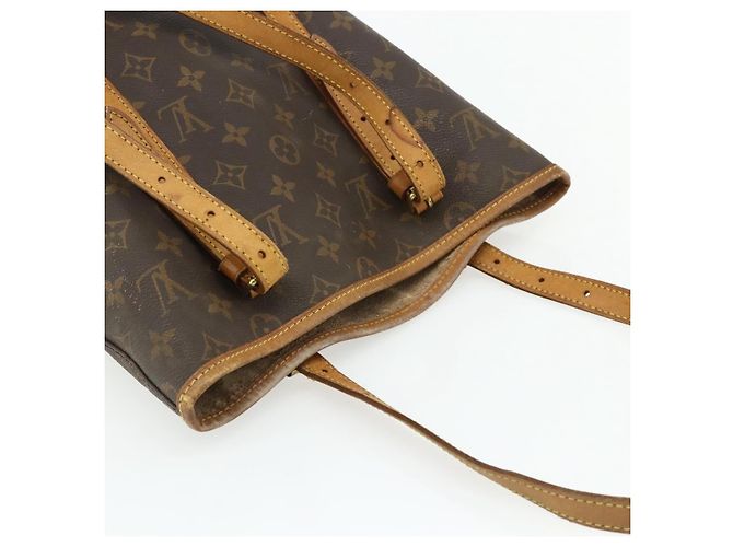LOUIS VUITTON Borsa a Spalla Monogram Bucket GM M42236 LV Auth 177783 Monogramma - vista 6