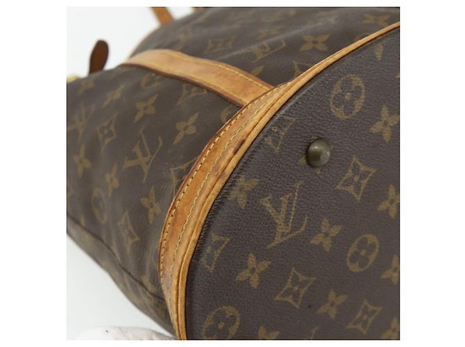 LOUIS VUITTON Borsa a Spalla Monogram Bucket GM M42236 LV Auth 177783 Monogramma - vista 9