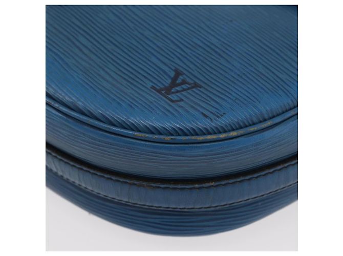 LOUIS VUITTON Borsa a Spalla Epi Jeune Fille MM Blu Toledo M52155 LV Auth BA12461 - vista 15