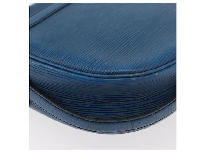 LOUIS VUITTON Borsa a Spalla Epi Jeune Fille MM Blu Toledo M52155 LV Auth BA12461 - vista 16