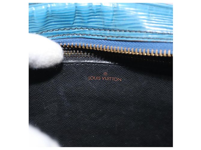 LOUIS VUITTON Borsa a Spalla Epi Jeune Fille MM Blu Toledo M52155 LV Auth BA12461 - vista 19