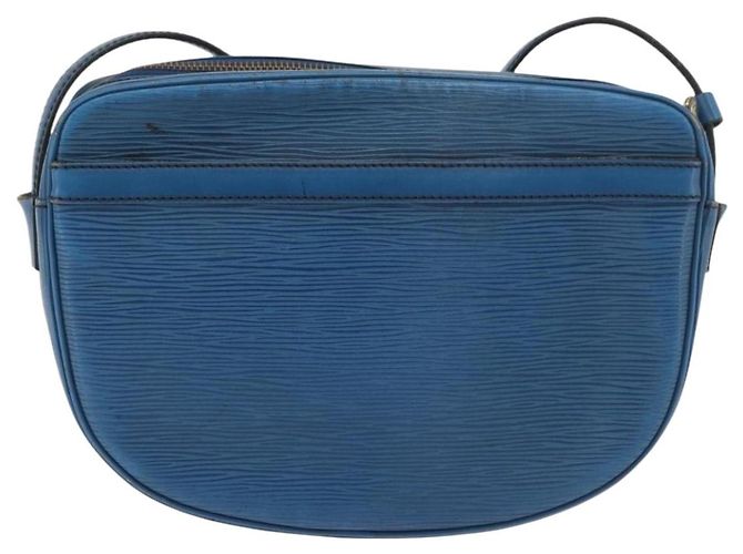 LOUIS VUITTON Borsa a Spalla Epi Jeune Fille MM Blu Toledo M52155 LV Auth BA12461 - vista 2