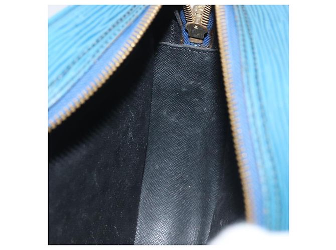 LOUIS VUITTON Borsa a Spalla Epi Jeune Fille MM Blu Toledo M52155 LV Auth BA12461 - vista 20