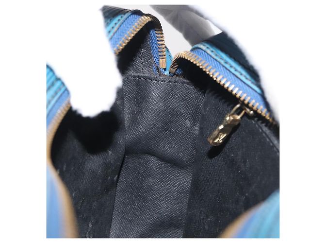LOUIS VUITTON Borsa a Spalla Epi Jeune Fille MM Blu Toledo M52155 LV Auth BA12461 - vista 21