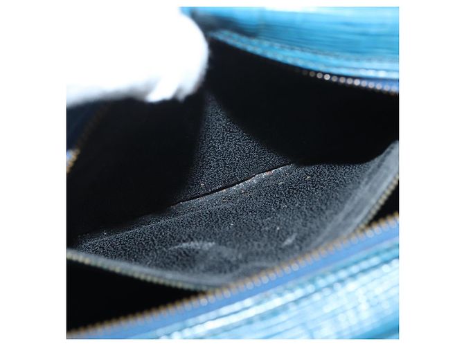 LOUIS VUITTON Borsa a Spalla Epi Jeune Fille MM Blu Toledo M52155 LV Auth BA12461 - vista 23