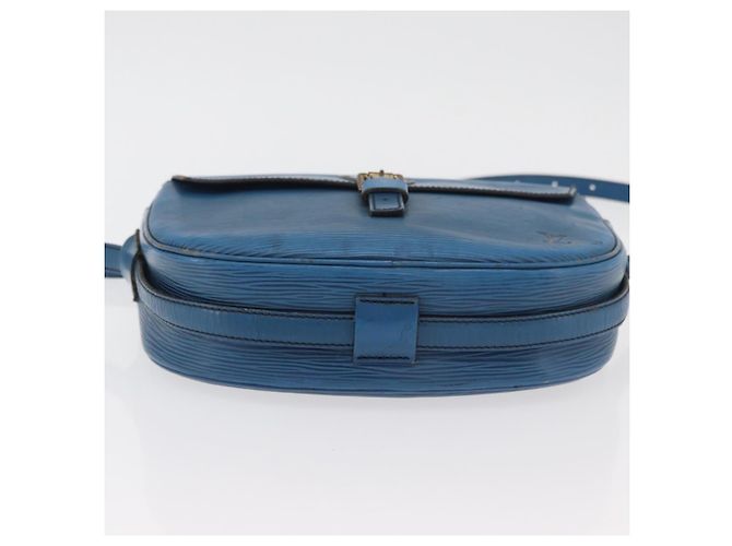 LOUIS VUITTON Borsa a Spalla Epi Jeune Fille MM Blu Toledo M52155 LV Auth BA12461 - vista 5