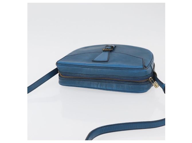 LOUIS VUITTON Borsa a Spalla Epi Jeune Fille MM Blu Toledo M52155 LV Auth BA12461 - vista 6