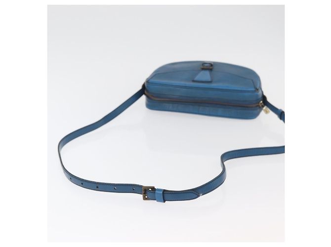 LOUIS VUITTON Borsa a Spalla Epi Jeune Fille MM Blu Toledo M52155 LV Auth BA12461 - vista 7
