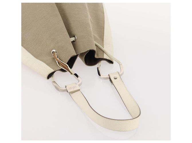 Borsa a Spalla in Tela GG Sherry Line di GUCCI 2 Pezzi Beige Auth BA12349 - vista 13