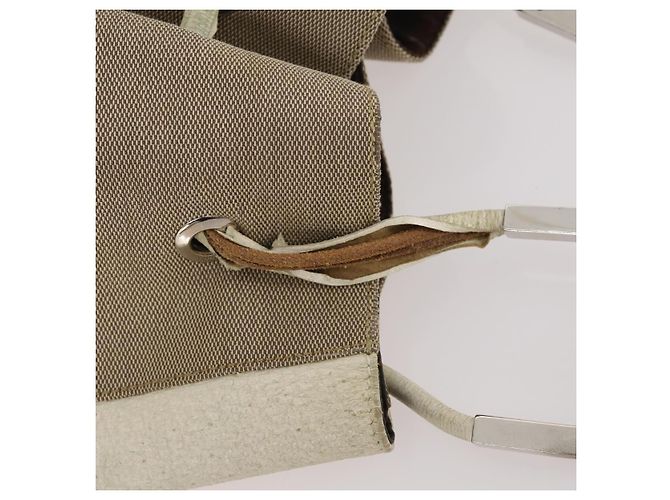 Borsa a Spalla in Tela GG Sherry Line di GUCCI 2 Pezzi Beige Auth BA12349 - vista 15