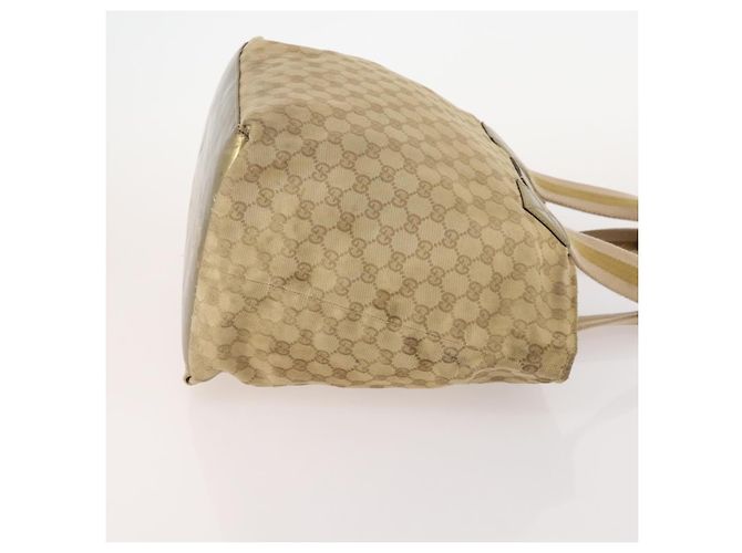 Borsa a Spalla in Tela GG Sherry Line di GUCCI 2 Pezzi Beige Auth BA12349 - vista 4