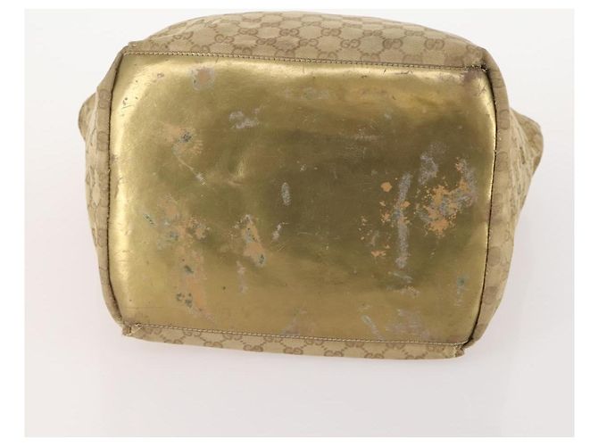 Borsa a Spalla in Tela GG Sherry Line di GUCCI 2 Pezzi Beige Auth BA12349 - vista 7