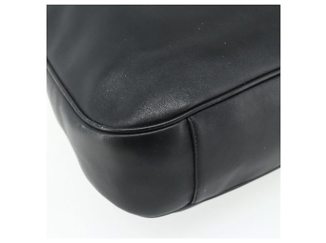 Borsa a Spalla in Pelle Gucci Bamboo 2way Nera Oro 001 2404 1577 Auth bs34581 Nero D'oro - vista 13