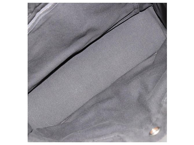 Hermès HERMES Fourre ToutPM Borsa a Mano Cotone Grigio Argento Auth fm5317 Marrone - vista 15