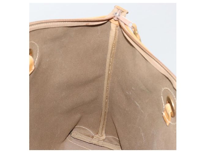 Gucci Borsa tote Micro GG Supreme in PVC beige e oro 002 4868 39 Auth 176281 D'oro - vista 17
