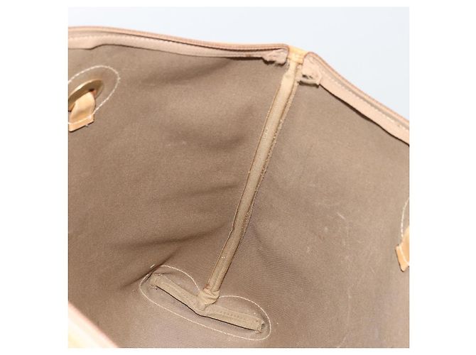 Gucci Borsa tote Micro GG Supreme in PVC beige e oro 002 4868 39 Auth 176281 D'oro - vista 18