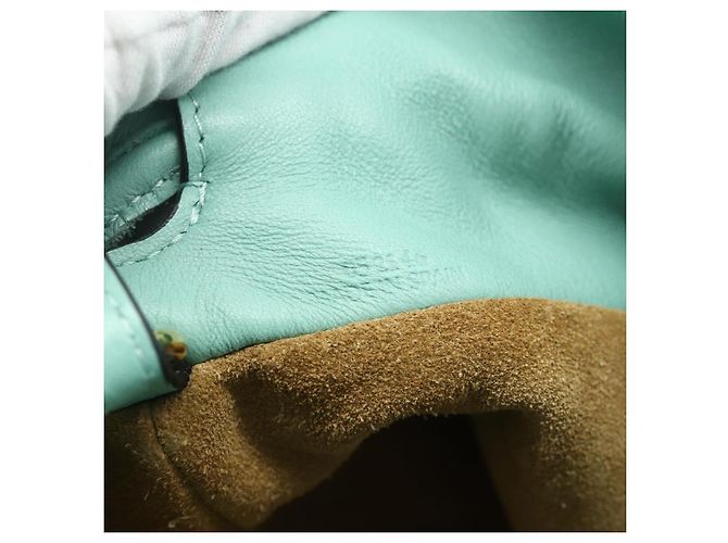 LOEWE - Borsa Clutch Flamenco Ghibli Spirited Away Susuwatari Auth 167255SM Verde - vista 11