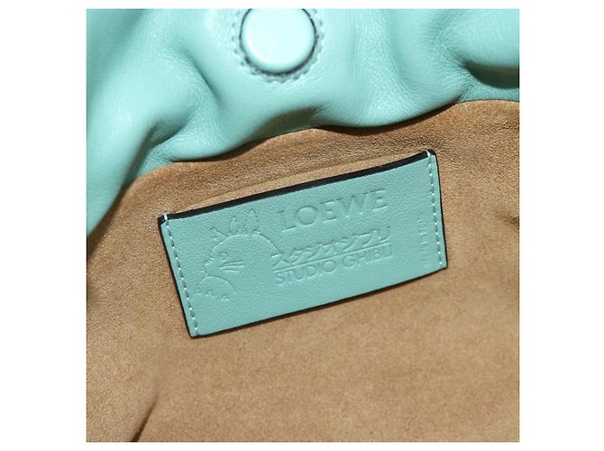 LOEWE - Borsa Clutch Flamenco Ghibli Spirited Away Susuwatari Auth 167255SM Verde - vista 20