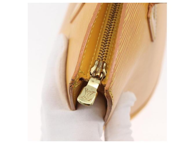 LOUIS VUITTON Borsa da Shopping Epi Saint Jacques Gialla M52269 LV Auth 178982 Giallo - vista 10