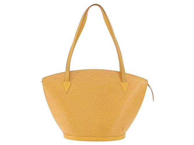 LOUIS VUITTON Borsa da Shopping Epi Saint Jacques Gialla M52269 LV Auth 178982 Giallo - vista 13