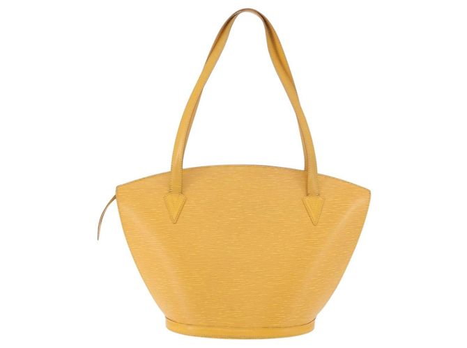 LOUIS VUITTON Borsa da Shopping Epi Saint Jacques Gialla M52269 LV Auth 178982 Giallo - vista 2