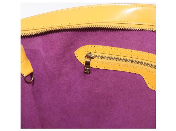 LOUIS VUITTON Borsa da Shopping Epi Saint Jacques Gialla M52269 LV Auth 178982 Giallo - vista 20