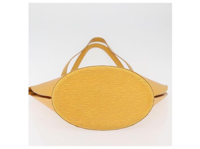 LOUIS VUITTON Borsa da Shopping Epi Saint Jacques Gialla M52269 LV Auth 178982 Giallo - vista 5