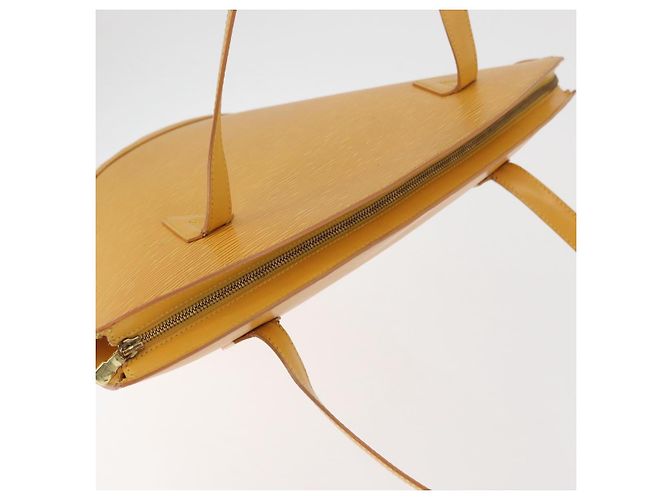 LOUIS VUITTON Borsa da Shopping Epi Saint Jacques Gialla M52269 LV Auth 178982 Giallo - vista 6