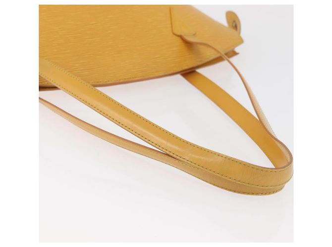 LOUIS VUITTON Borsa da Shopping Epi Saint Jacques Gialla M52269 LV Auth 178982 Giallo - vista 7