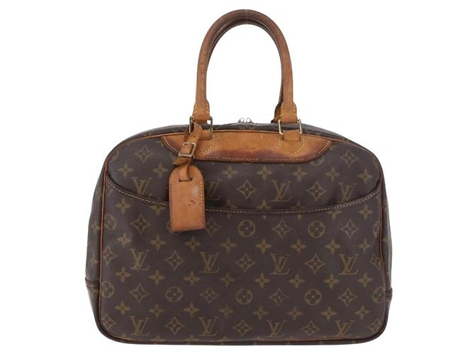 LOUIS VUITTON Borsa a Mano Monogram Deauville M47270 LV Auth 179015 Monogramma - vista 13