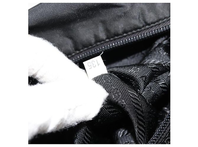 Borsa a Spalla PRADA Nylon Nero Argento Autentica 176173 - vista 11