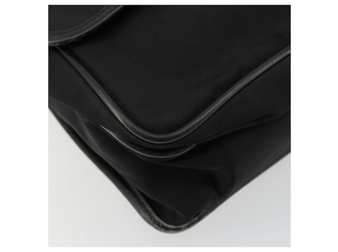 Borsa a Spalla PRADA Nylon Nero Argento Autentica 176173 - vista 16